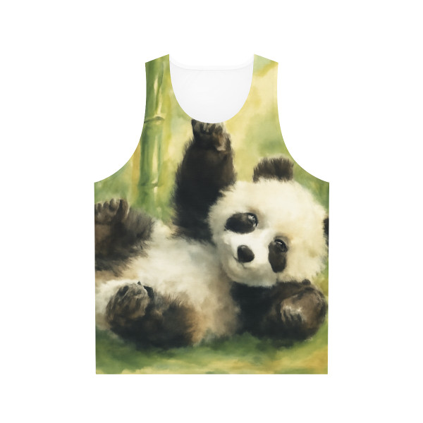 Whimsical Panda Play - Unisex Tank Top (AOP)