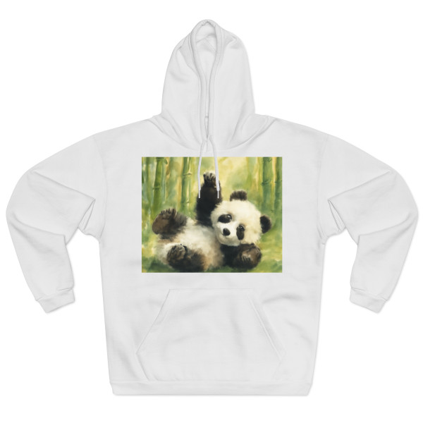Whimsical Panda Play - Unisex Pullover Hoodie
