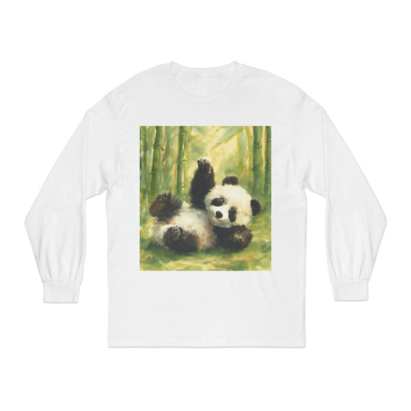 Whimsical Panda Play - Unisex Classic Long Sleeve T-Shirt