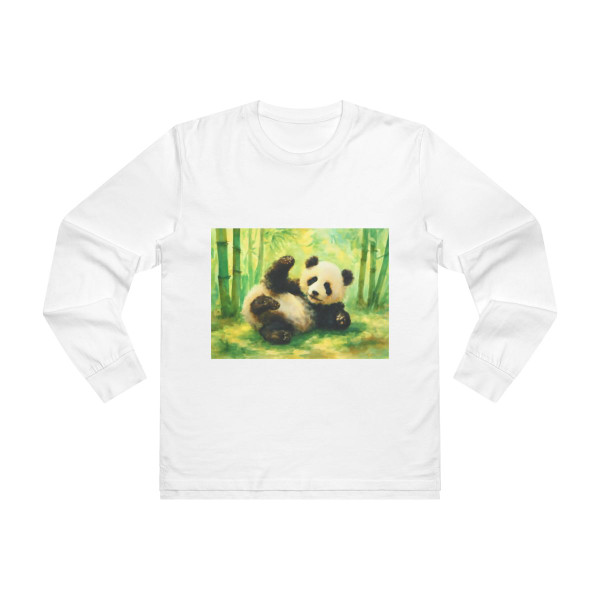 Whimsical Panda Play - Men’s Base Longsleeve Tee 