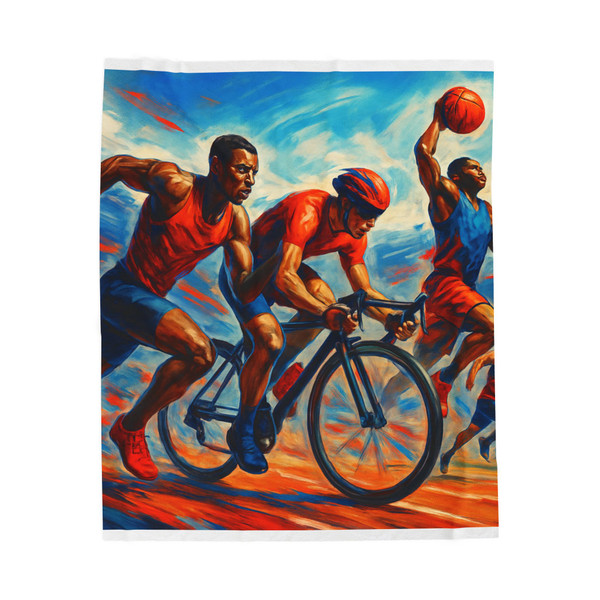 Velocity Surge - Velveteen Plush Blanket