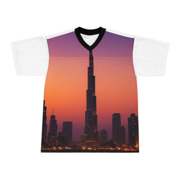 Dubai Dusk Mirage - Unisex Football Jersey (AOP)