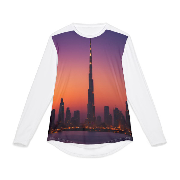 Dubai Dusk Mirage - Men's UV Protection Long Sleeve Shirt (AOP)