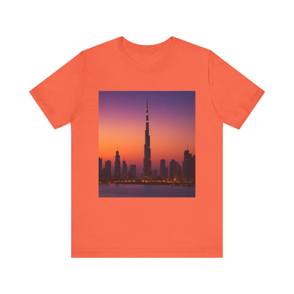 Dubai Dusk Mirage - Unisex Jersey Short Sleeve Tee