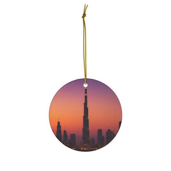 Dubai Dusk Mirage - Ceramic Ornament, 1-Pack