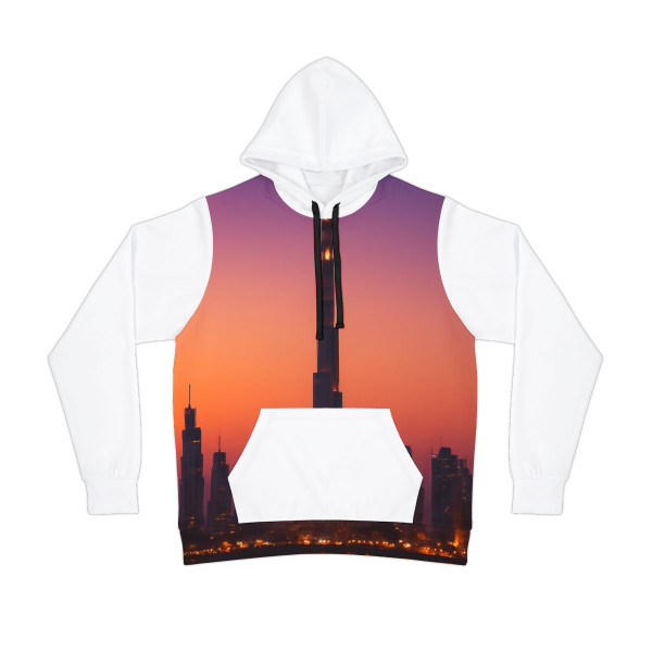 Dubai Dusk Mirage - Athletic Hoodie (AOP)