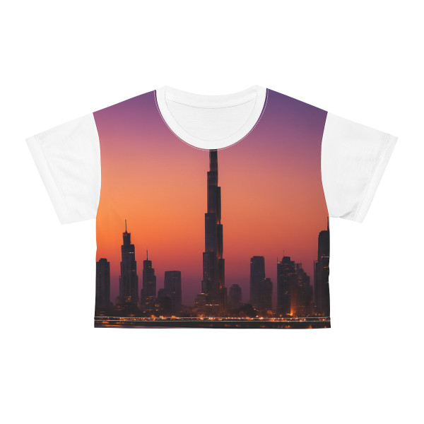 Dubai Dusk Mirage - Crop Tee (AOP)