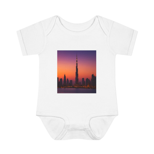 Dubai Dusk Mirage - Infant Baby Rib Bodysuit