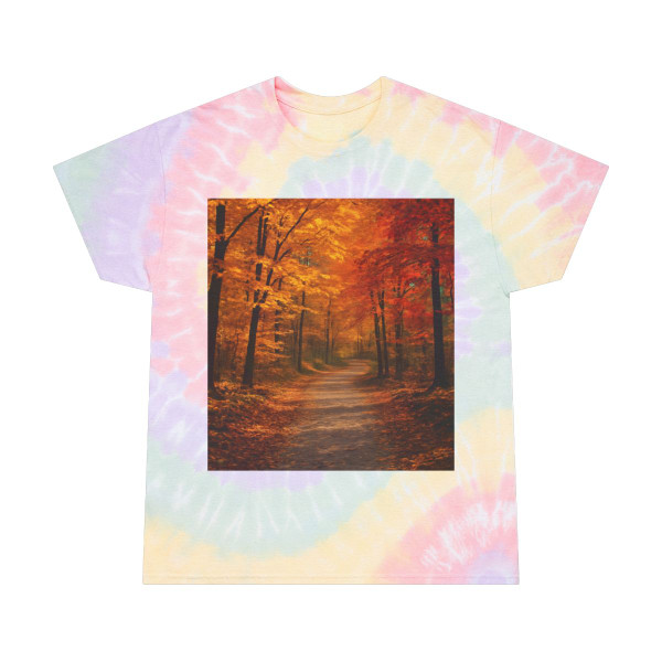 Whispers of Autumn - Tie-Dye Tee, Spiral