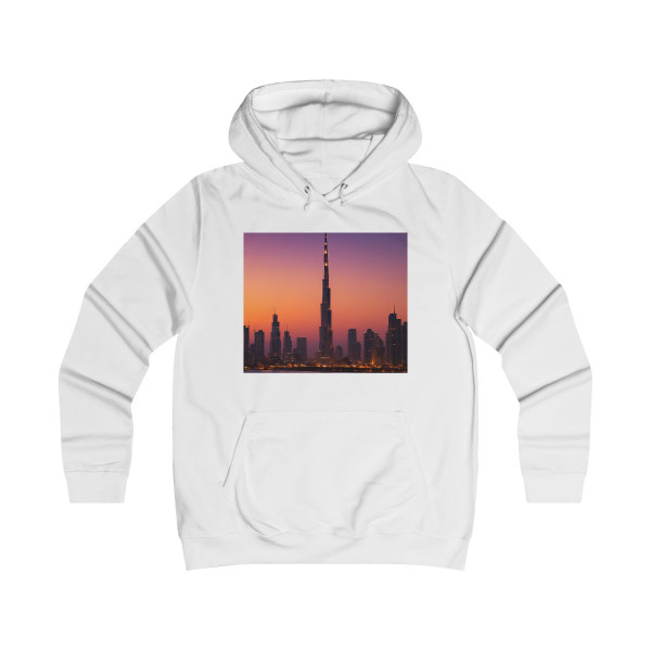 Dubai Dusk Mirage - Girlie College Hoodie