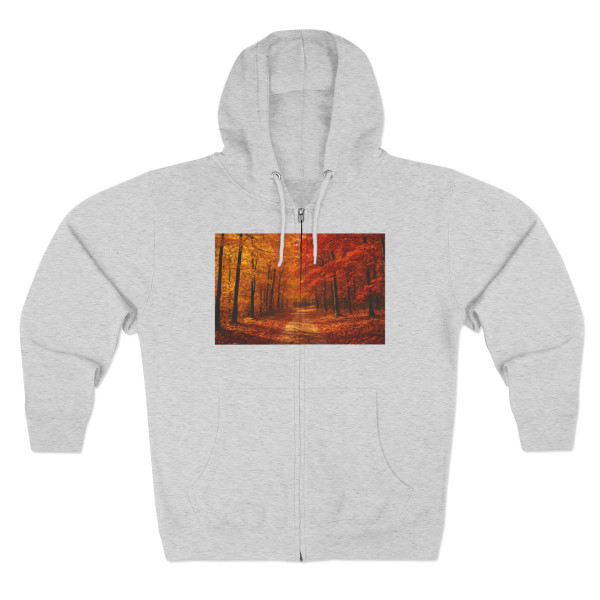 Whispers of Autumn - Unisex Zip Hoodie