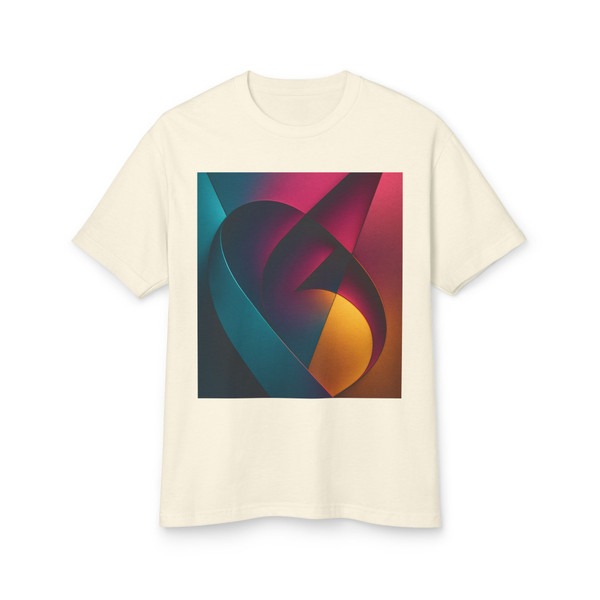 Fluid Geometry - Unisex Garment-Dyed Heavyweight Cotton Tee