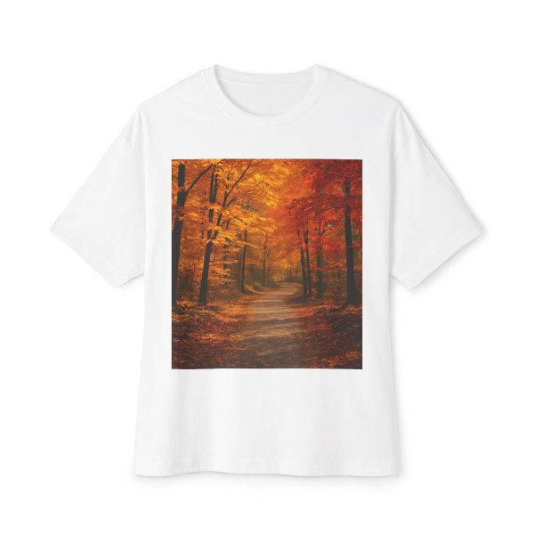 Whispers of Autumn - Unisex Oversized Boxy Tee