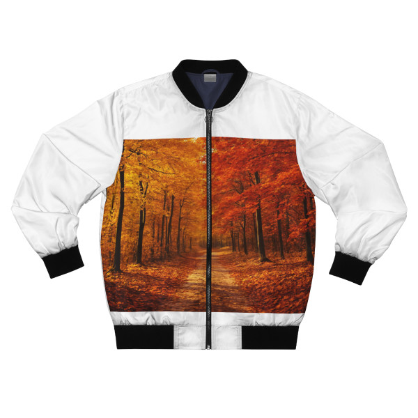 Whispers of Autumn - Men's Bomber Jacket (AOP)