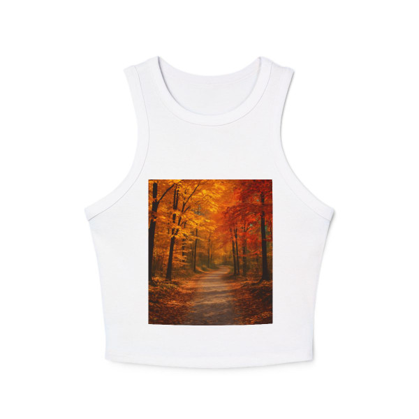 Whispers of Autumn - Women's Micro Rib Racer Tank Top