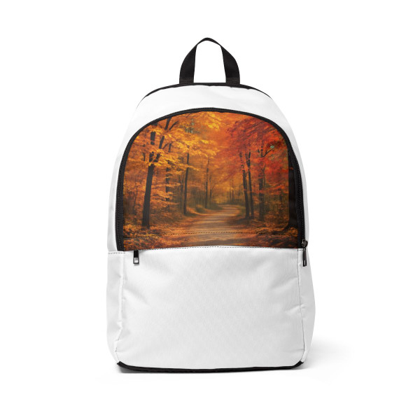 Whispers of Autumn - Unisex Fabric Backpack