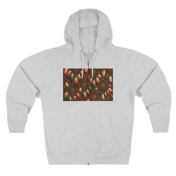 Bohemian Dreamcatcher Dance - Unisex Zip Hoodie