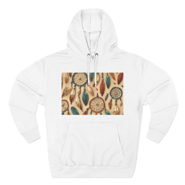 Bohemian Dreamcatcher Dance - Three-Panel Fleece Hoodie