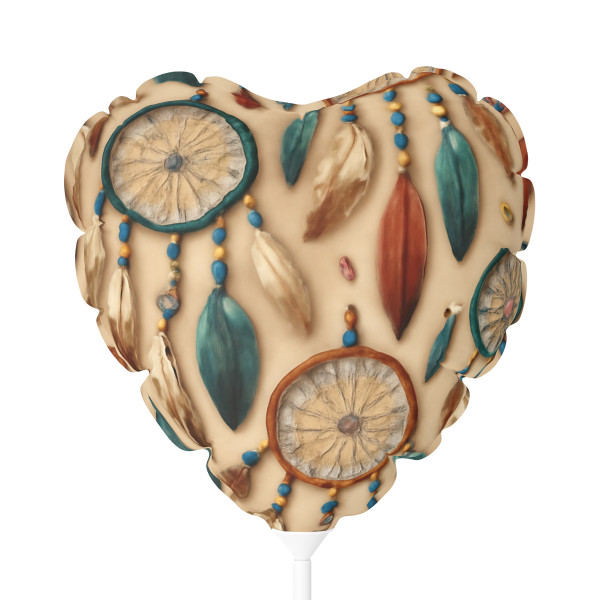 Bohemian Dreamcatcher Dance - Balloon (Round and Heart-shaped), 11"