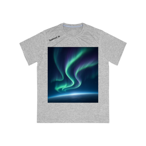 Celestial Aurora Dance - Men's Sports T-shirt
