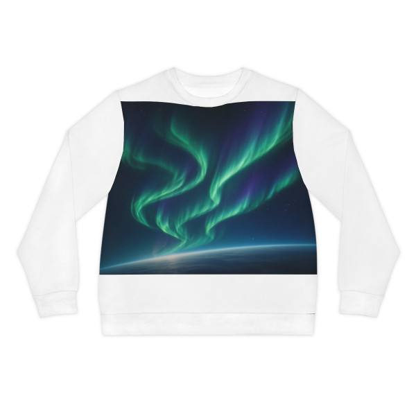 Celestial Aurora Dance - Lightweight Sweatshirt (AOP)