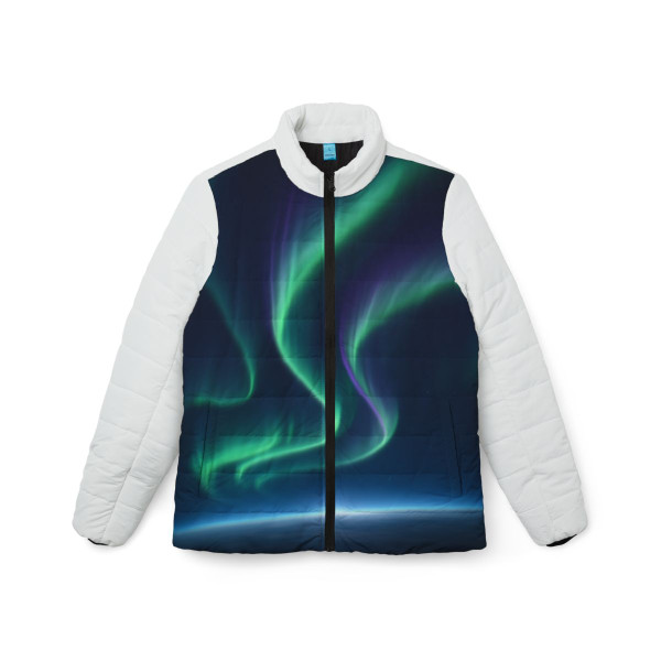 Celestial Aurora Dance - Women’s Puffer Jacket (AOP)