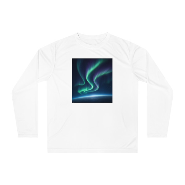 Celestial Aurora Dance - Unisex Performance Long Sleeve Shirt