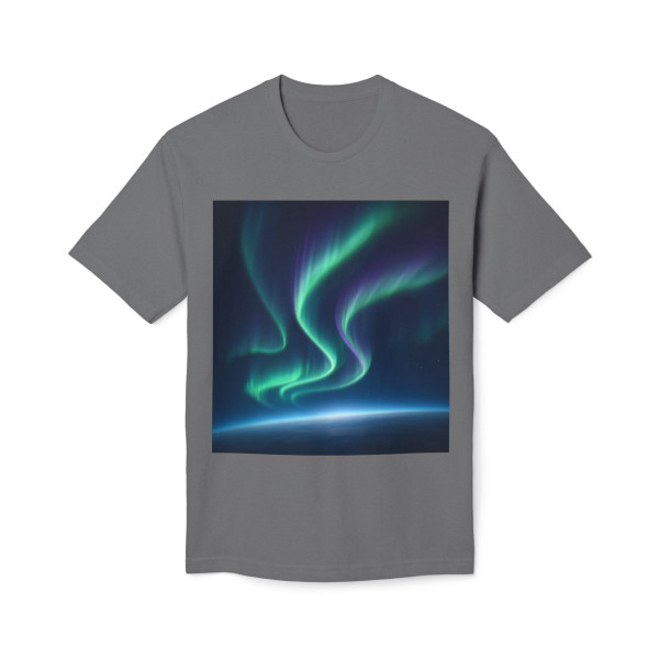 Celestial Aurora Dance - Unisex Midweight T-shirt, Made in US