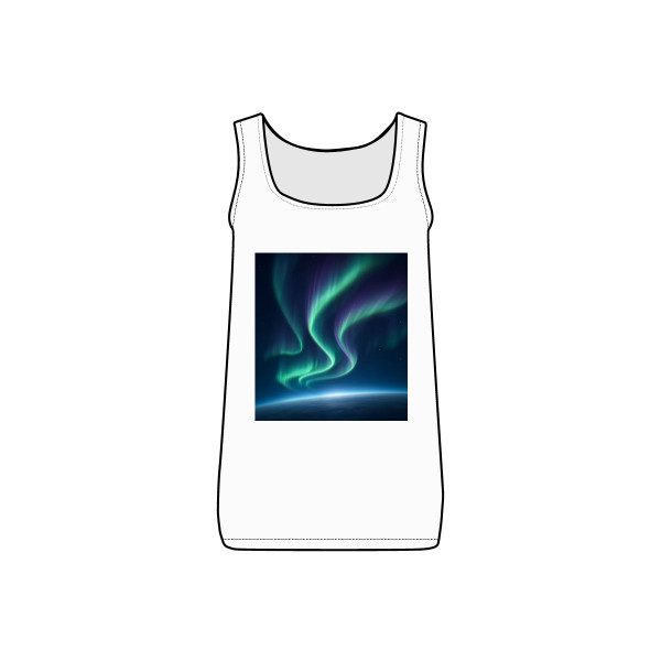 Celestial Aurora Dance - Women's Micro Ribbed Tank