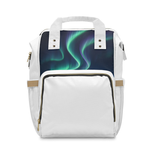 Celestial Aurora Dance - Multifunctional Diaper Backpack