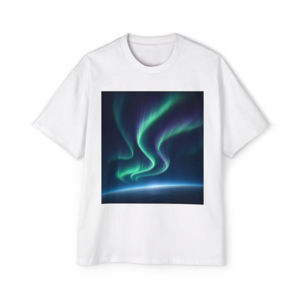 Celestial Aurora Dance - Men's Heavy Oversized Tee