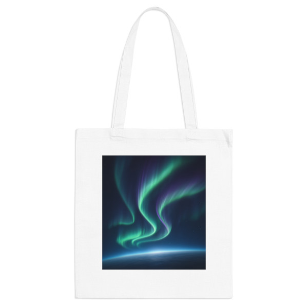 Celestial Aurora Dance - Tote Bag