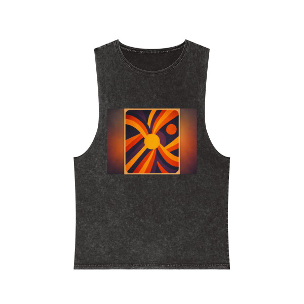 Funky Disco Fever - Unisex Stonewash Tank Top