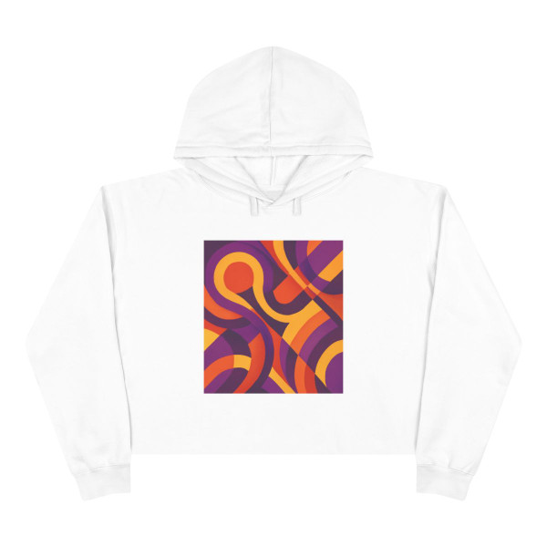 Funky Disco Fever - Crop Hoodie