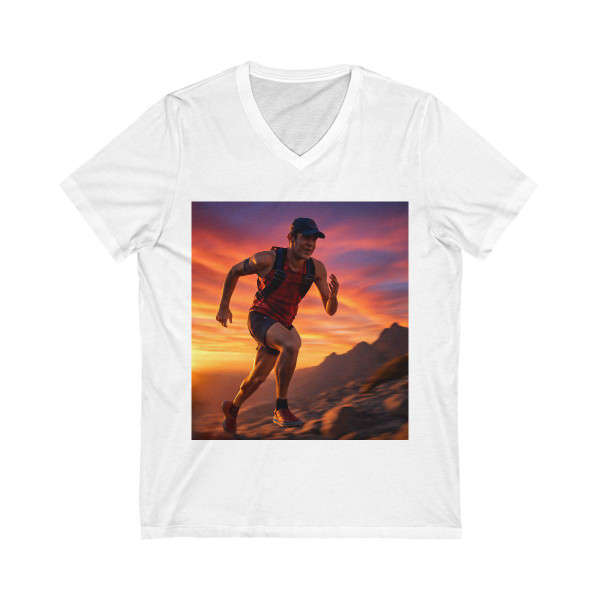 Peak Performance Rush - Unisex Jersey Short Sleeve V-Neck Tee