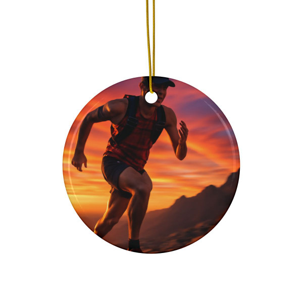 Peak Performance Rush - Decorative Ceramic Ornaments, Double-Sided (1pc, 3pcs, 5pcs, 10pcs)