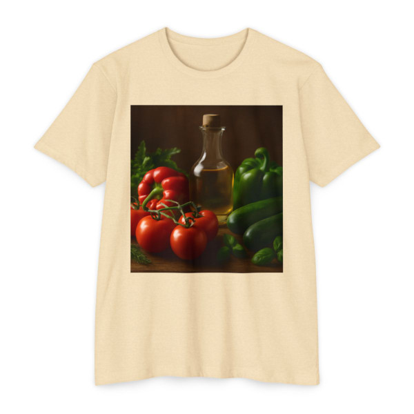 Mediterranean Garden Feast - Unisex CVC Jersey T-shirt