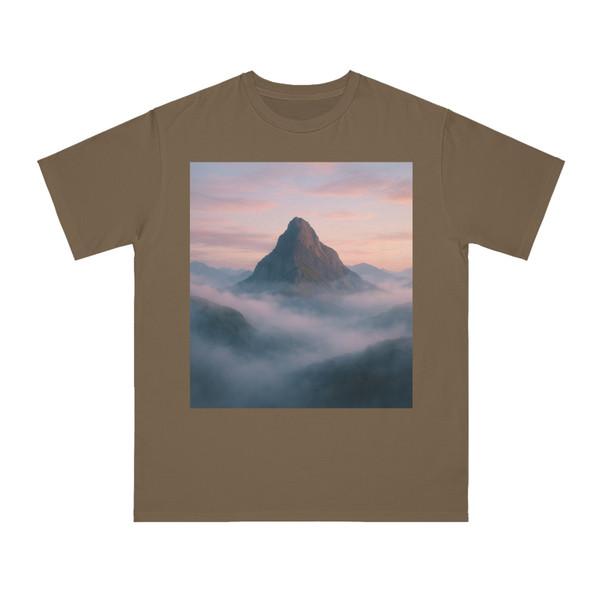 Misty Mountain Dawn - Organic Unisex Classic T-Shirt