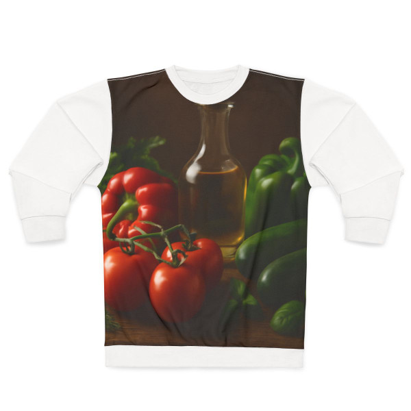 Mediterranean Garden Feast - Unisex Sweatshirt (AOP)