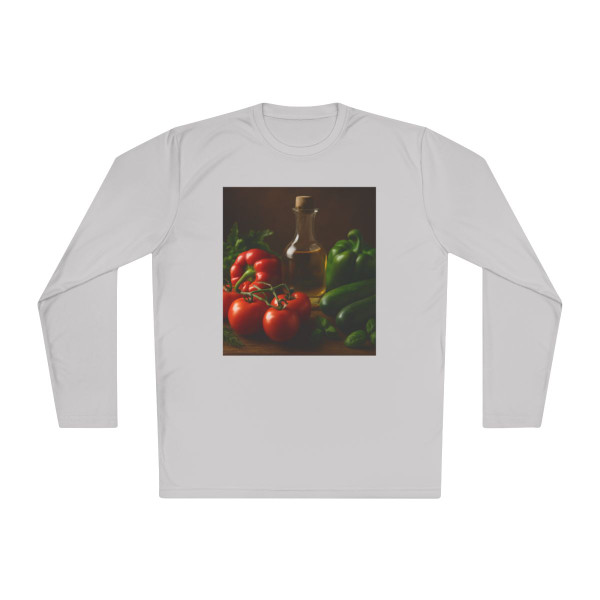 Mediterranean Garden Feast - Unisex Lightweight Long Sleeve Tee