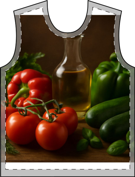 Mediterranean Garden Feast - Women's T-Shirt (AOP)