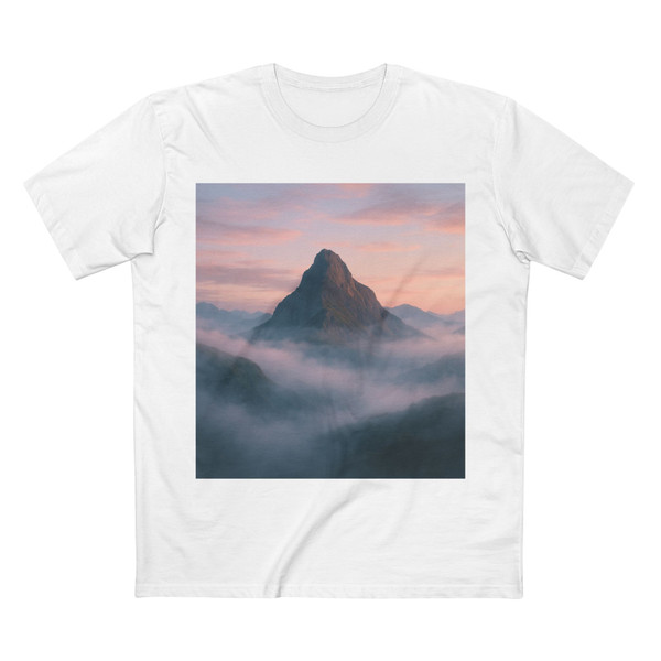 Misty Mountain Dawn - Adult Staple Tee