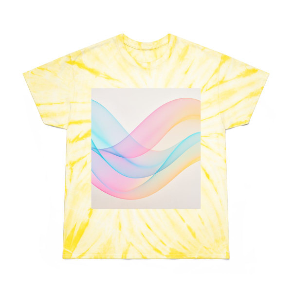 Fluid Wave Symphony - Tie-Dye Tee, Cyclone