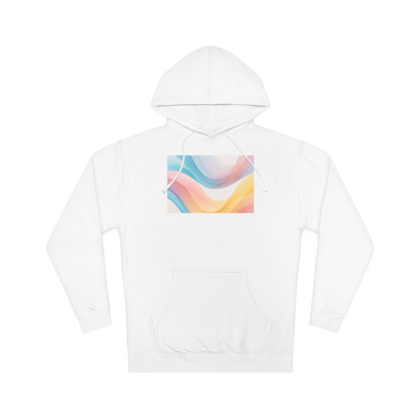 Fluid Wave Symphony - Unisex Hooded Sweatshirt