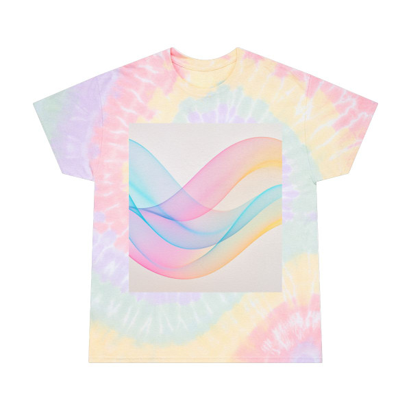Fluid Wave Symphony - Tie-Dye Tee, Spiral