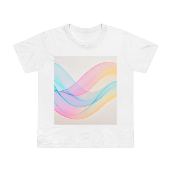 Fluid Wave Symphony - Women’s Maple Tee 