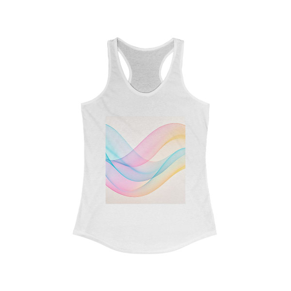 Fluid Wave Symphony - Women's Ideal Racerback Tank