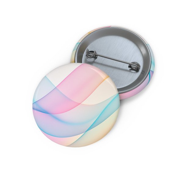 Fluid Wave Symphony - Custom Pin Buttons