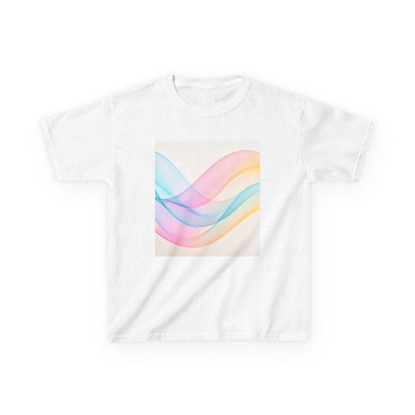Fluid Wave Symphony - Kids Heavy Cotton™ Tee