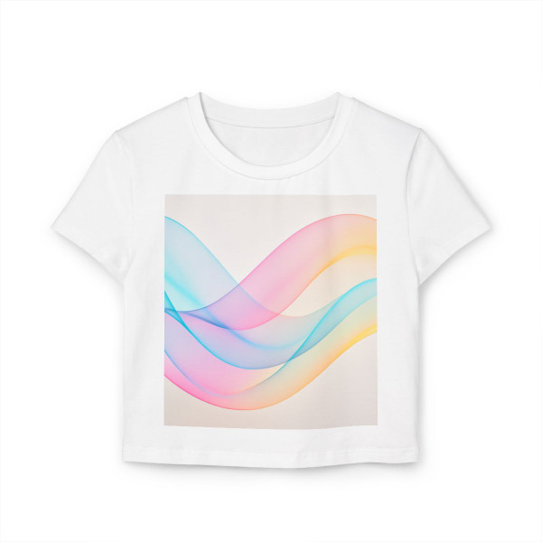 Fluid Wave Symphony - Women's Baby Tee